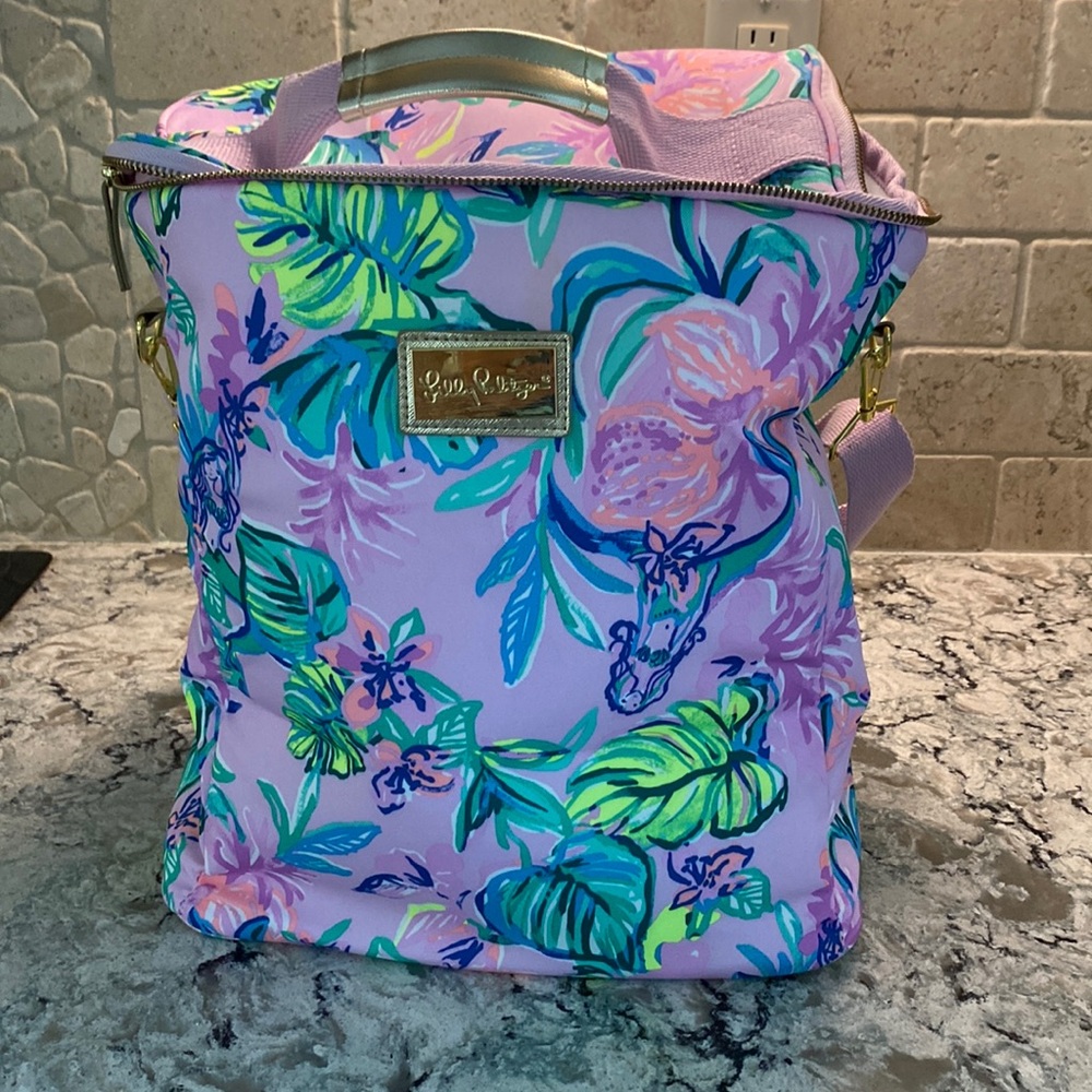 Lily Pulitzer floral insulated cooler bag